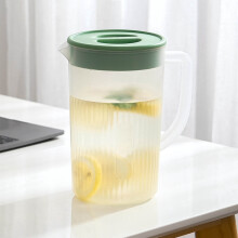 Large-Capacity Cold/Warm Beverage Pitcher with Lid, 13.5x18.5cm, Refrigerator-Safe Kettle Compatible with Hot & Cold Drinks