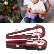 Kleine schwarze Violine-Musikbox 259,55,5 cm gefaltet