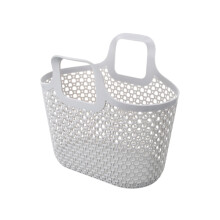 Portable Shower Caddy Basket – Hollow-Out Organizer with Dual Handles, Large-Capacity Laundry & Bathroom Storage Tote