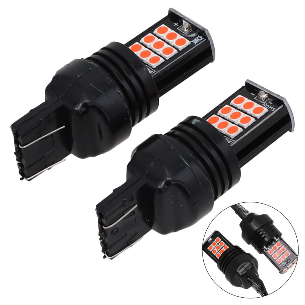 2Pcs T20 7443 Led Car Tail Brake Bulbs Turn Signals Running Parking Lamp Light 9122141100881
