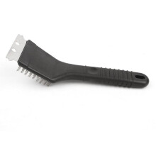 Long Handle Stainless Steel Bird Cage Cleaner 1 Piece Brush for Droppings Removal and Cage Care