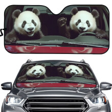 Cute Panda Car Sun Shade for Windshield – UV Protection, Easy Install, Compatible with Cars, Trucks & SUVs