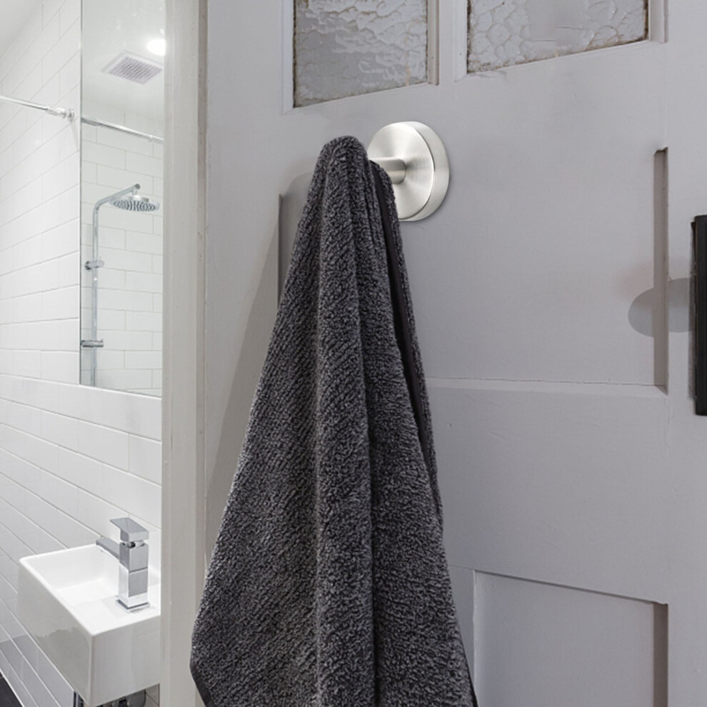 Stainless Steel Clothes Hook, Bathroom Towel And Coat Hanger With Multifunctional Design, Rust-Proof And Durable, Easy To Install And Space-Saving 9101399517528