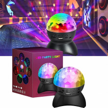 Rechargeable LED Party Photo Booth Light – Bluetooth/USB/TF, Strobe & Projector Modes, Compatible with Balloons