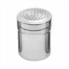 Powdered Sugar Shaker 3.5", Stainless Steel Mesh Dredge with Handle, Airtight Lid for Cocoa/Cinnamon – Compatible with Coffee Bars & Baking