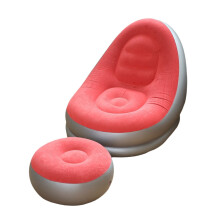 Portable Inflatable Lounge Chair | Indoor/Outdoor Air-Filled Seating for Camping, Beach & Patio | Lightweight Chaise with Quick Inflation Valve