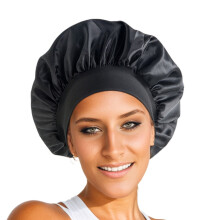 Double Layer Silk Sleep Cap for Hair Protection, Adjustable Bathing Cap – Compatible with All Hair Types