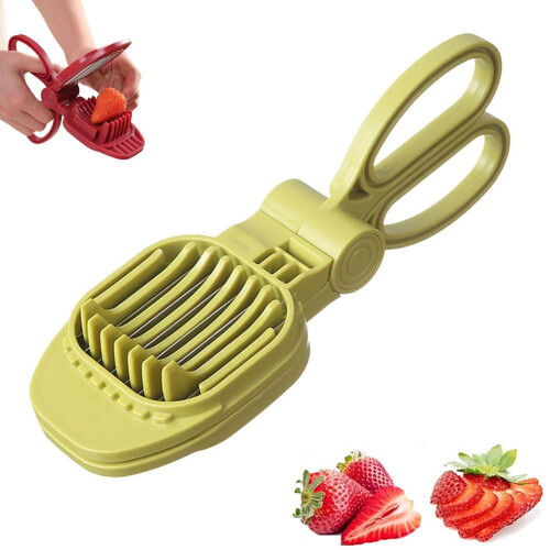 1PCS Handheld Mushroom Divider Tomato Cutter Egg Split Device Slicer Egg Mould Tool Multifunction Slicing