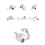 1Set Cheese Shredder Handheld Cheese Grinder White Plastic Stainless Steel Kitchen Use 2