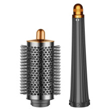 Nasadka z Długą Lufą 20MM-36MM i Duża Okrągła Nasadka Szczotkowa do Lokówek dla Airwrap, Barrels Curl i Wave Curl Gold