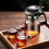 Γυάλινη τσαγιέρα 500ml-1800ml Πίεση για φιλτράρισμα τσαγιού Διαχωριστής νερού 3