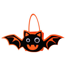 Funny Bats & Ghost Halloween Candy Bags – Reusable Non-Woven Treat Bags, Compatible with Trick-or-Treating & Parties