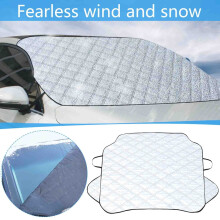 Thicker Car Windshield Snow Cover, Sun Shade & Ice/Snow Protector – Heavy Duty, Compatible with Most Vehicles