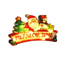 Christmas Window Hanging Lights – Decorative Acrylic, Reusable Holiday Decor, Compatible with Windows