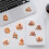 Nordic Style Christmas Stickers 50-Pack 5