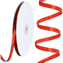 100yds Thin Satin Ribbon for Gift Wrapping, Crafts, Hair Bows, Weddings, Sewing, Cards & Florals – Compatible with All Standard Ribbon Dispensers