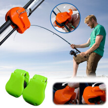 8-Pack Multifunctional Fishing Rod Holders - Portable Surf/Kayak Rod Organizer with Quick-Tie System & Shockproof ABS for Beach/Pier/Boat Anglers