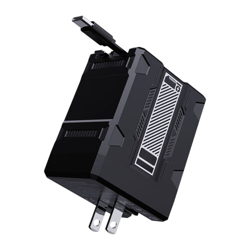 Φορτιστής 2 σε 1GaN 120w, Νέα κλιμακούμενη μονάδα γρήγορης φόρτισης 120w, Πτυσσόμενος