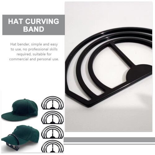 Brim Benders 4Pcs Plastic Rectangular for Hat and Cap Shaping Projects 1