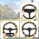 Leopard Print Golf Cart Steering Wheel Cover Universal 6