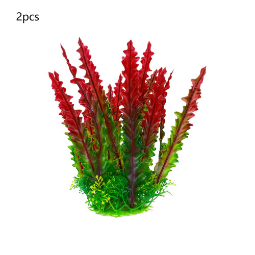 Artificial Aquatic Plants Plastic 5 Pcs 2