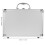Aluminum Briefcase with Lock Silver for Daily Use Storage 1Pack 8