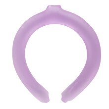 Cooling Neck Wrap, Ice Pillow Neck Ring for Heatstroke Prevention – Purple, 7x6.7in, compatible with outdoor summer use