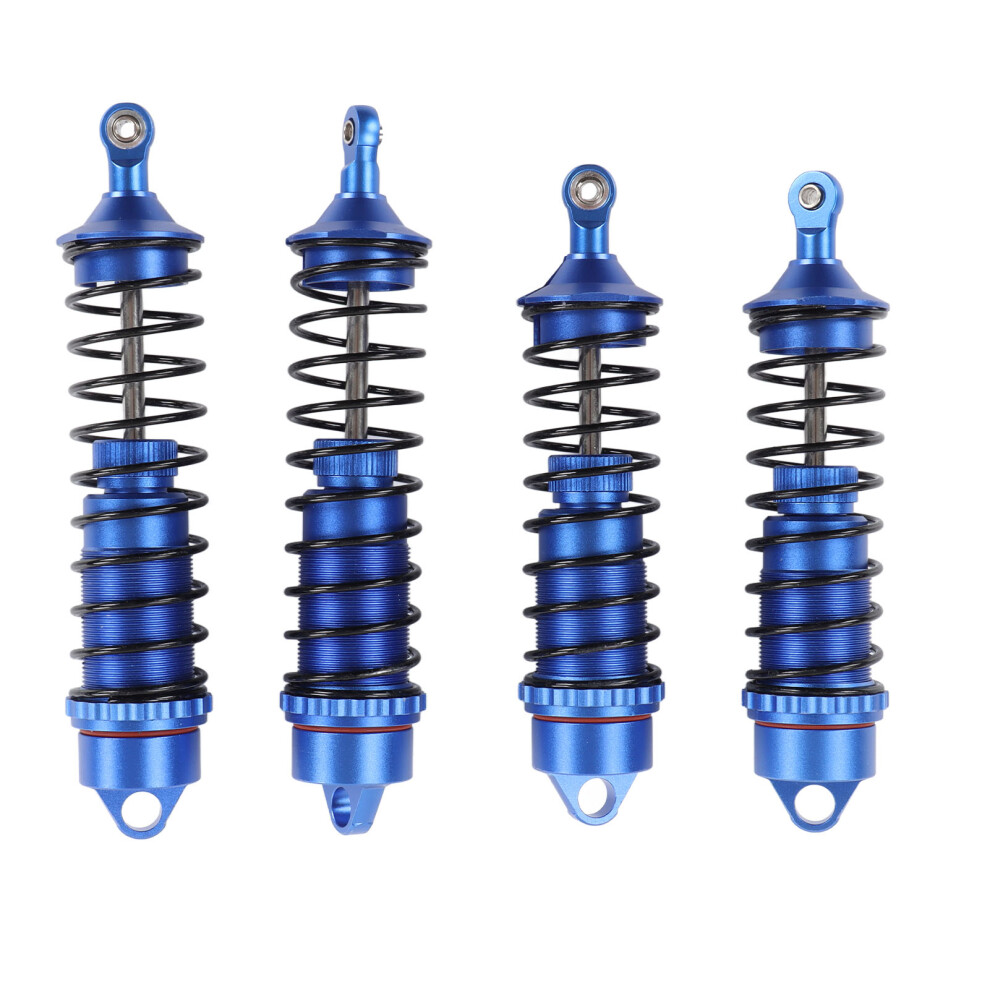 4Pcs Aluminum Alloy Rc Shock Absorbers For 1/8 Off-Road Cars, Blue 4991387630866