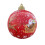 Boule de Noël gonflable rouge Honeeladyy 24 pouces avec éclairage LED 4