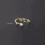 925 Sterling Silver Tiny Star Dainty Thin Pinkie Ring Adjustable A3196-Silver-5 8