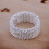 925 Sterling Silber Flexibler Ring, schlichtes Mesh-Ring, plattiert, B2-10 2