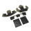 Wendy OD Green 2-Layer Memory Foam Helmet Cushion Head Pad Set 1
