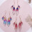Brincos de Borboleta com Cristais e Design Elegante de Asas Longas com Efeito Degradê 4