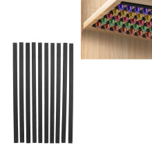 Kaffeekapsel-Streifen-Wandhalter Schwarz 30 x 1.2 cm