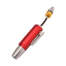 High-Intensity Jade LED Flashlight with 3 Light Sources and Dimming Feature