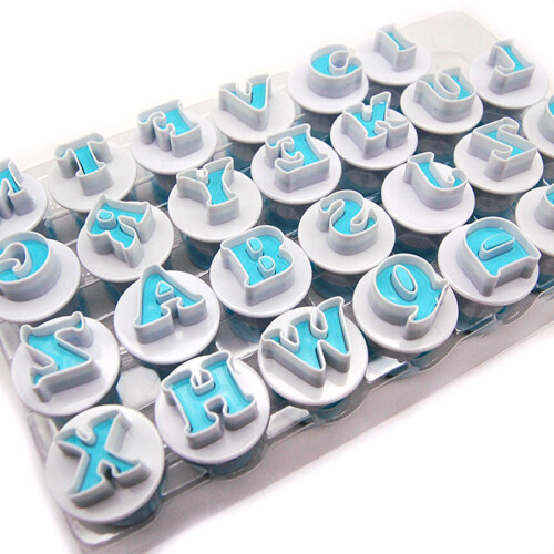 (Capital) 26PCS Alphabet Cookie Mold for Cake Decorating 2