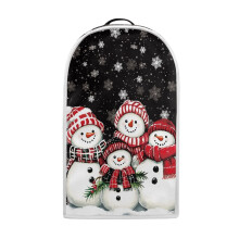 There is only one dust cover Protective Case Univesal Polyester for Kitchen Home, Snowmen