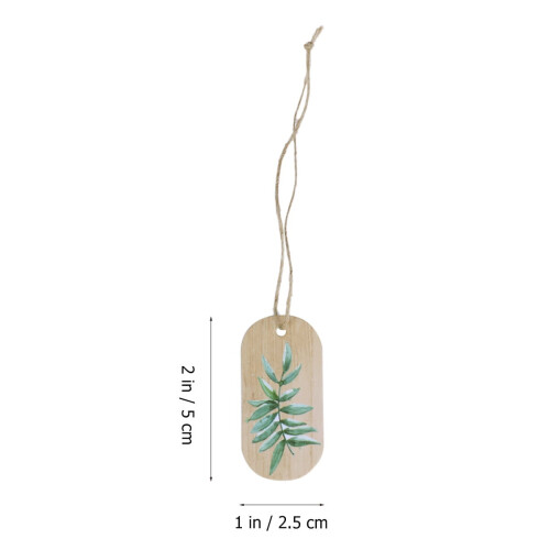 Green Leaf Hanging Tags Hawaii Gift Set 50 pcs 1
