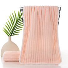 Coral Velvet Bath Towel Blue 35x75cm