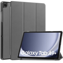 Slim Stand Smart Cover for compatible with Samsung Galaxy Tab A9 Plus 2023 (11"), Gray – Auto Sleep/Wake