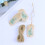 Green Leaf Hanging Tags Hawaii Gift Set 50 pcs 3