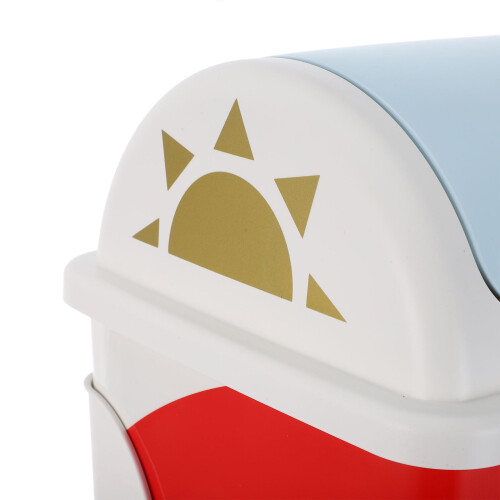 1Pc Trash Can Kids Design Plastic Use for Bathroom Household Users 1