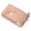 Mini Bolsa Transversal Vertical Feminina para Celular – Fecho de Clipe, 17,8 x 10,2 x 5 cm, Bege, Compatível com iPhone e Android 4