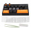 Mechanical Keyboard Ornament with LED Night Light and 1