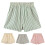 Men's striped boxer briefs pouch trunks 6-pack 6