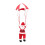Retro Christmas Tree Ornament Red White Parachute Charm 1 1
