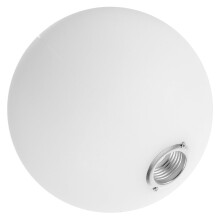 Abat-jour globe en verre dépoli pour suspension avec douille, diamètre 120 mm