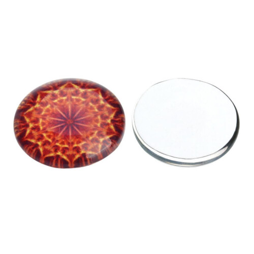 20pcs Mixed Glass Dome Flatback Cabochons Embellishment Scrapbooking 20mm 2