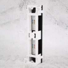 Kit de Herramientas de Red 12 Puerto Cat6 Panel de Parches Rj45 Estante de Montaje En Pared de Red Soporte de Montaje