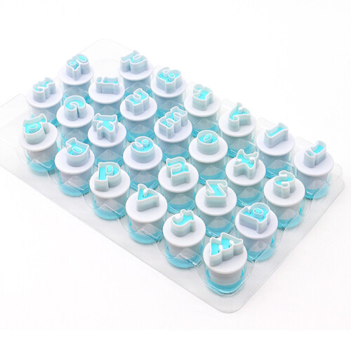 (Lower Case) 26PCS Alphabet Cookie Mold for Cake Decorating 2